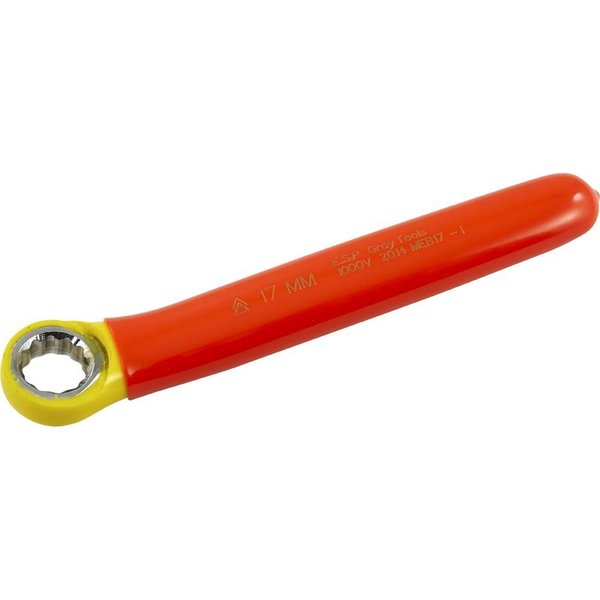 Gray Tools Combination Wrench 17mm, 1000V Insulated MEB17-I
